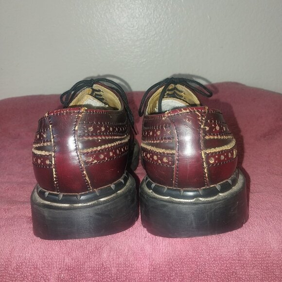 GRIPFAST STEEL TOE OXFORD BROWN LEATHER SHOES SZ 5 UK 35 - Picture 7 of 16